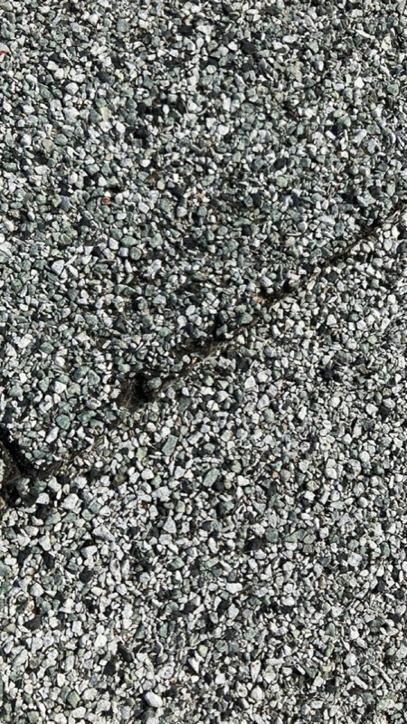 Granule loss from hail impact on a Havre, MT roof