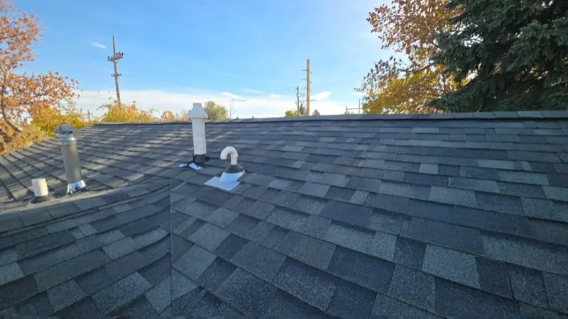Properly installed roof ventilation system